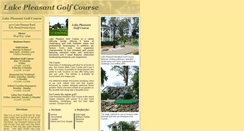 Desktop Screenshot of lakepleasantgolfcourse.com
